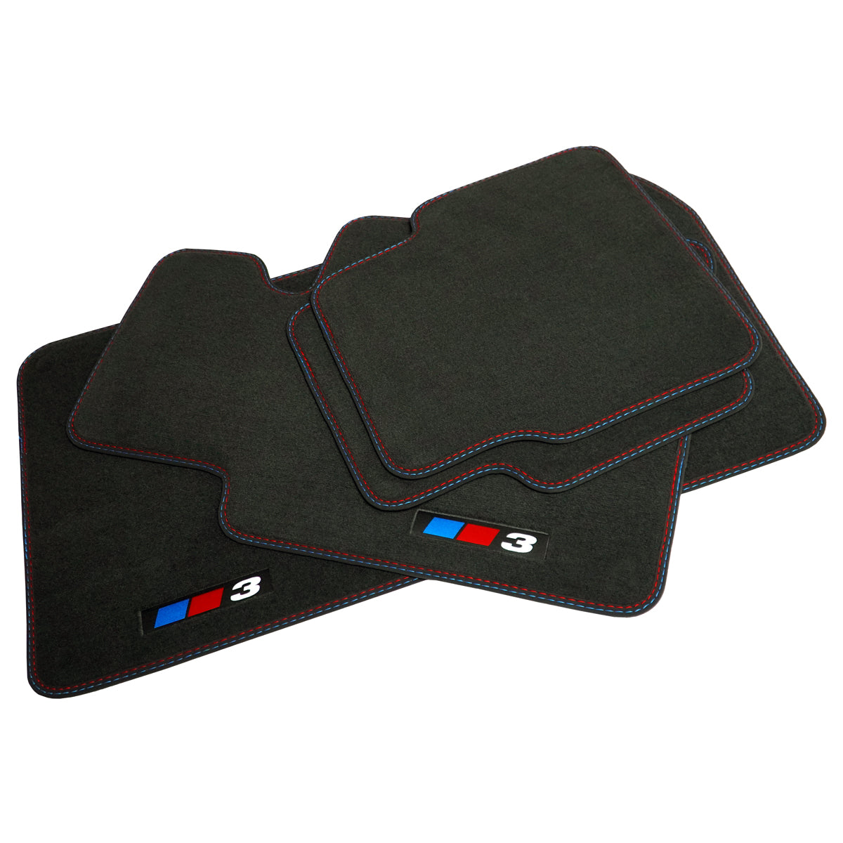 Dywaniki welurowe do BMW Serii 3 Cabrio 1985-1993 – E30 – 3 Logo