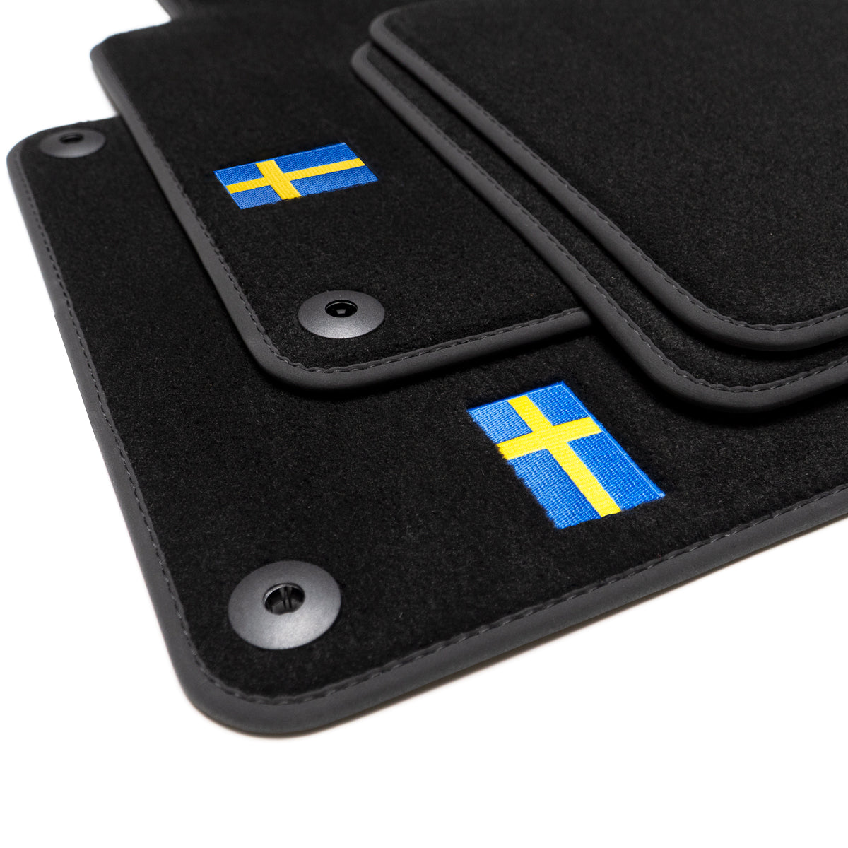 Dywaniki welurowe do Volvo C30 2006-2013 – SWE Logo
