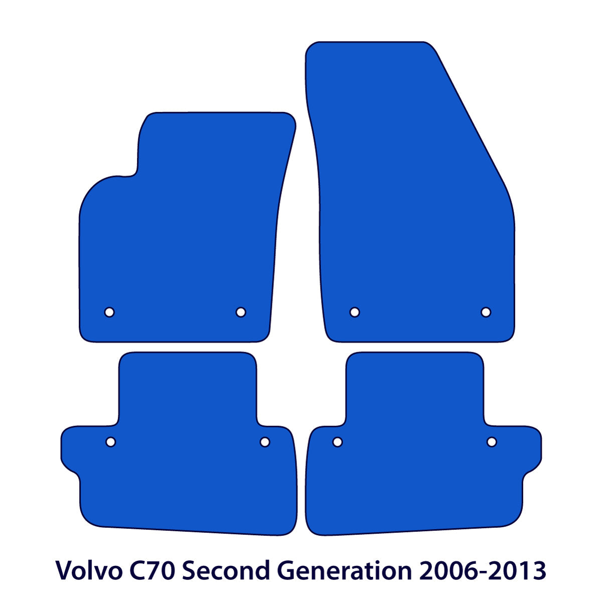 Dywaniki welurowe do Volvo C70 2006-2013 – SWE Metka