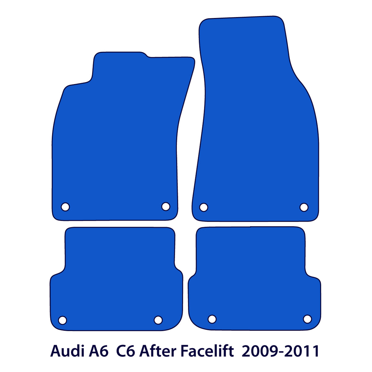 Audi A6 & S6 Velours Fußmatten 2004-2011 – C6 – Beige