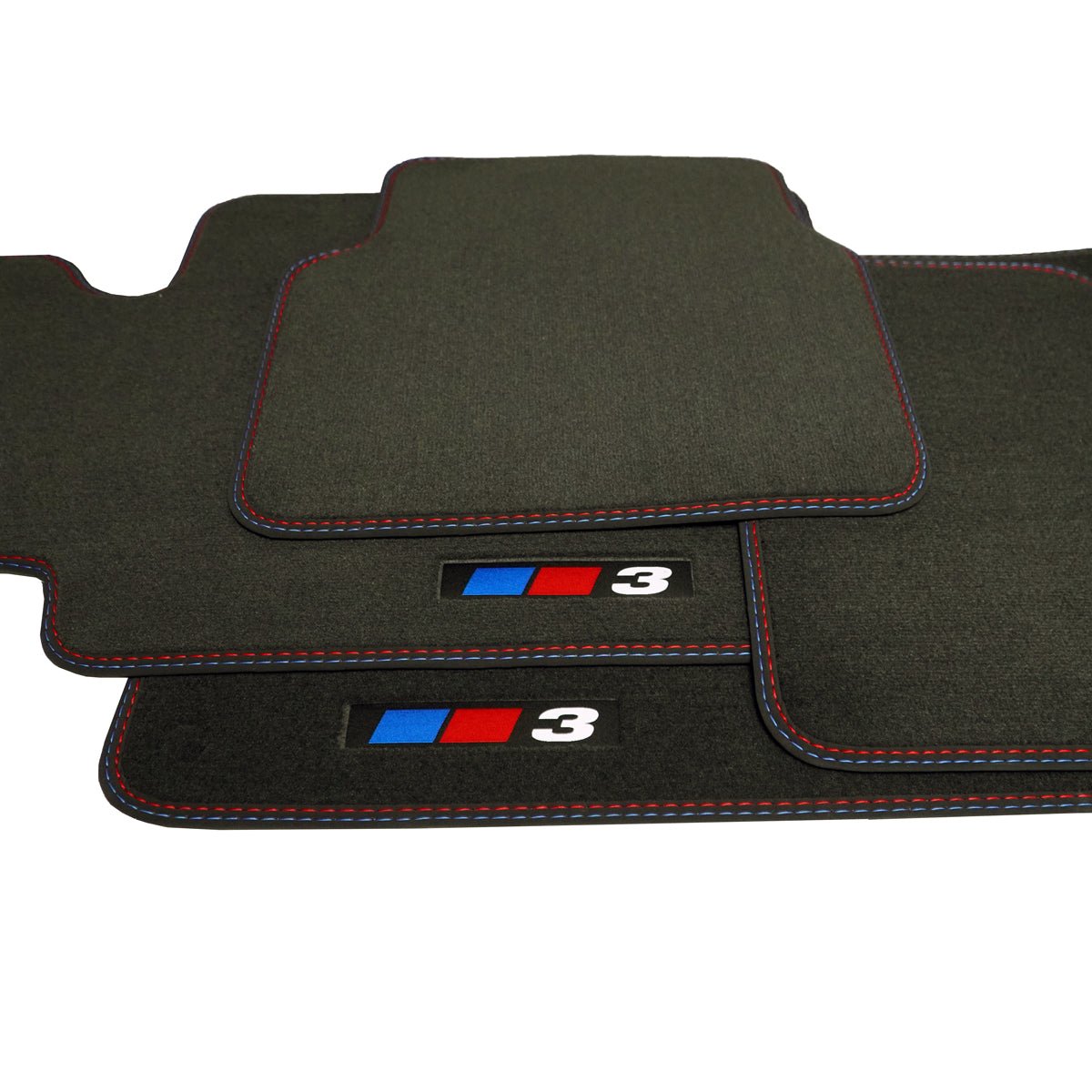 Dywaniki welurowe do BMW Serii 3 Coupé 2006-2013 – xDrive E92 – 3 Logo