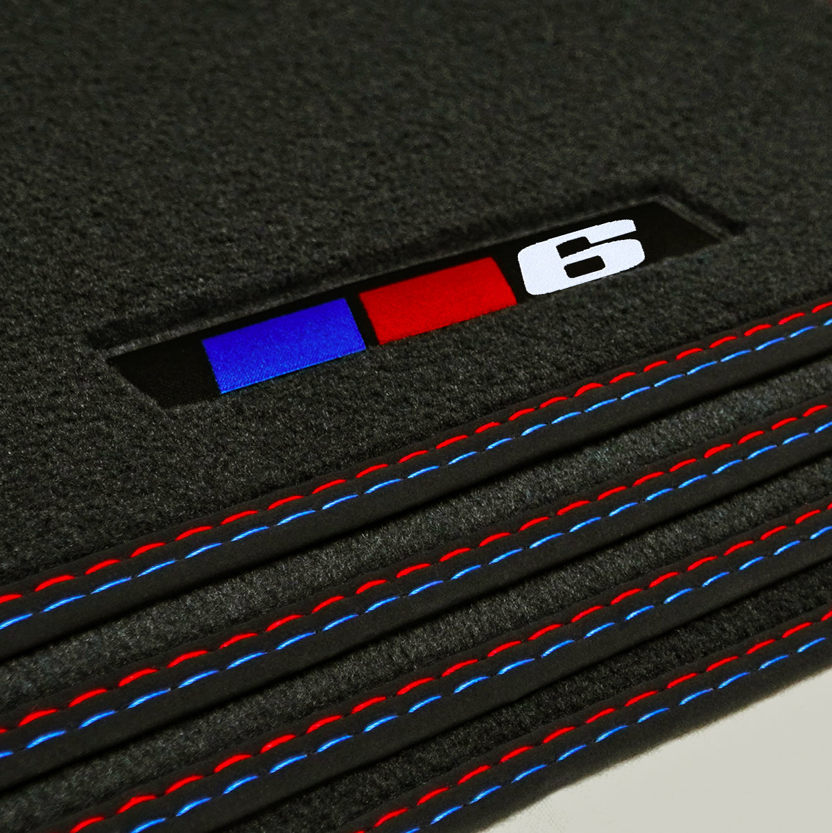 BMW 6-Series Convertible Velour Floor Mats 2004-2011 – E64 – 6 Logo