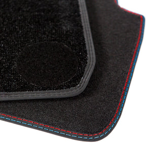 BMW i8 I12/I15 Velour Floor Mats 2014–2020 – M Stitching – image 5