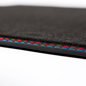 BMW i8 I12/I15 Velour Floor Mats 2014–2020 – M Stitching – image 6