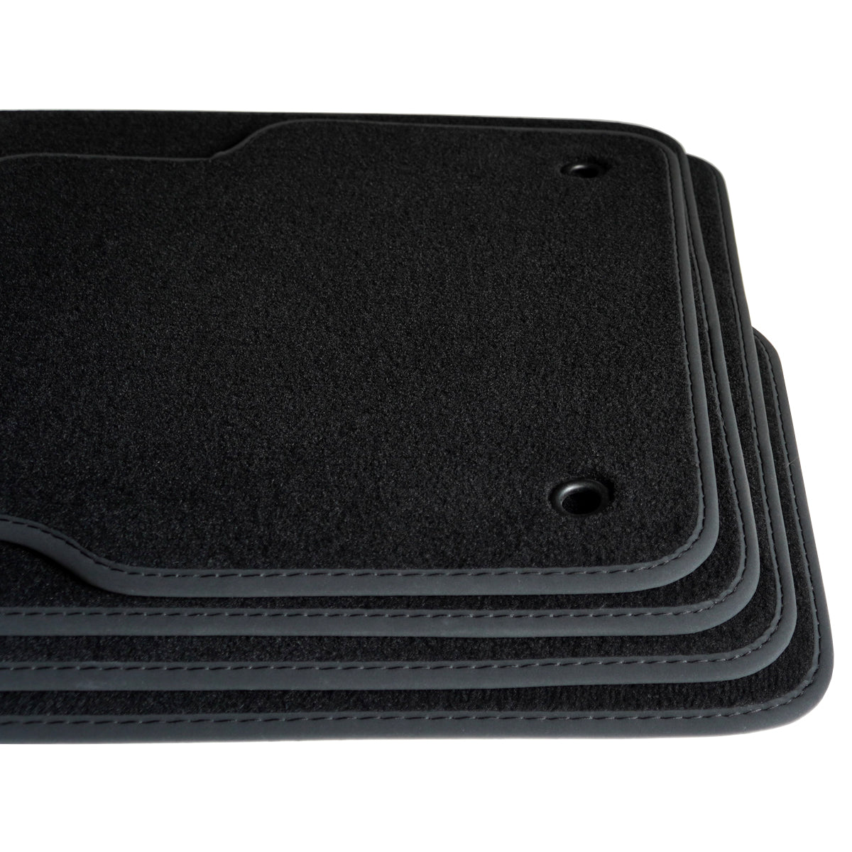 Chevrolet Lacetti Velour Floor Mats - 2004-2010 - Black