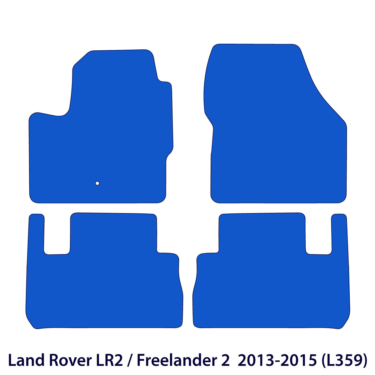 Dywaniki welurowe do Land Rover LR2 / Freelander 2 - 2013 - 2015 L359 - Czarne Exclusive