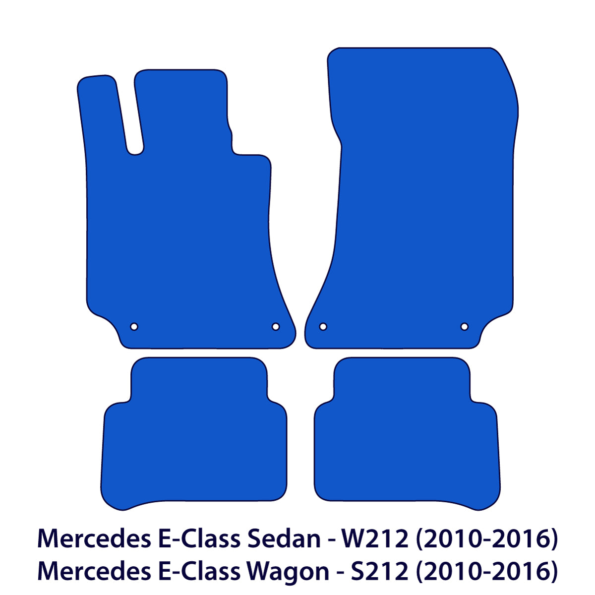 Dywaniki welurowe do Mercedes E-Class 2009-2016 – W212 & S212 – Beżowe
