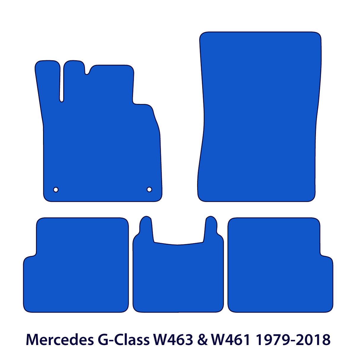 Dywaniki welurowe do Mercedes G-Class 1989-2018 – W463 & W461 – Beżowe