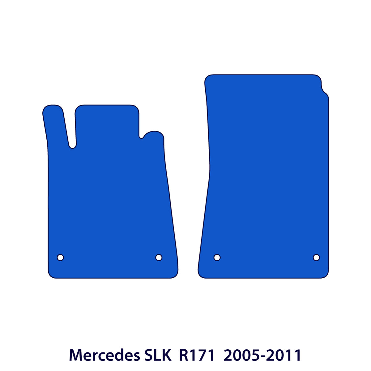 Mercedes SLK Velour Floor Mats 2004-2011 – R171 – Beige