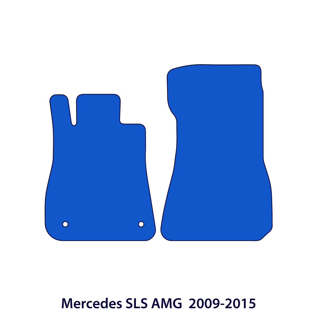Dywaniki welurowe do Mercedes SLS AMG 2010-2015 – Czarne