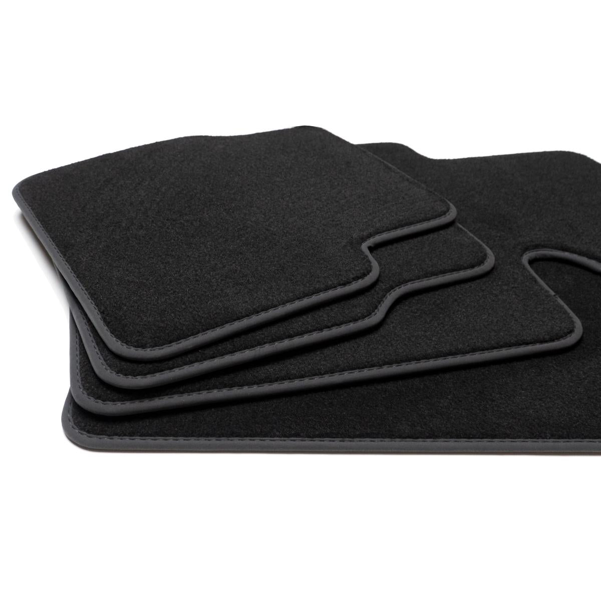 Dywaniki welurowe do Peugeot 406 - 2 Gen - 1999-2004 – Czarne