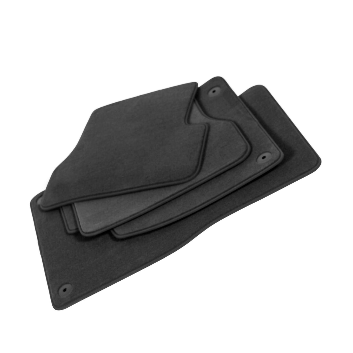 Dywaniki welurowe do Skoda Superb - 2 Gen - 2008-2015 – Czarne