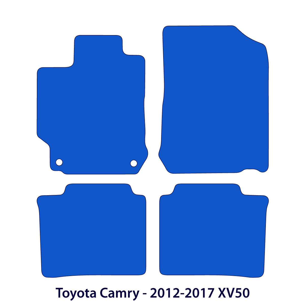 Dywaniki welurowe do Toyota Camry – 2012 – 2017 XV50 – Czarne Exclusive