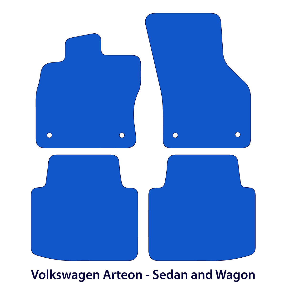 Dywaniki welurowe do Volkswagen Arteon 2017-2024 – Czarne