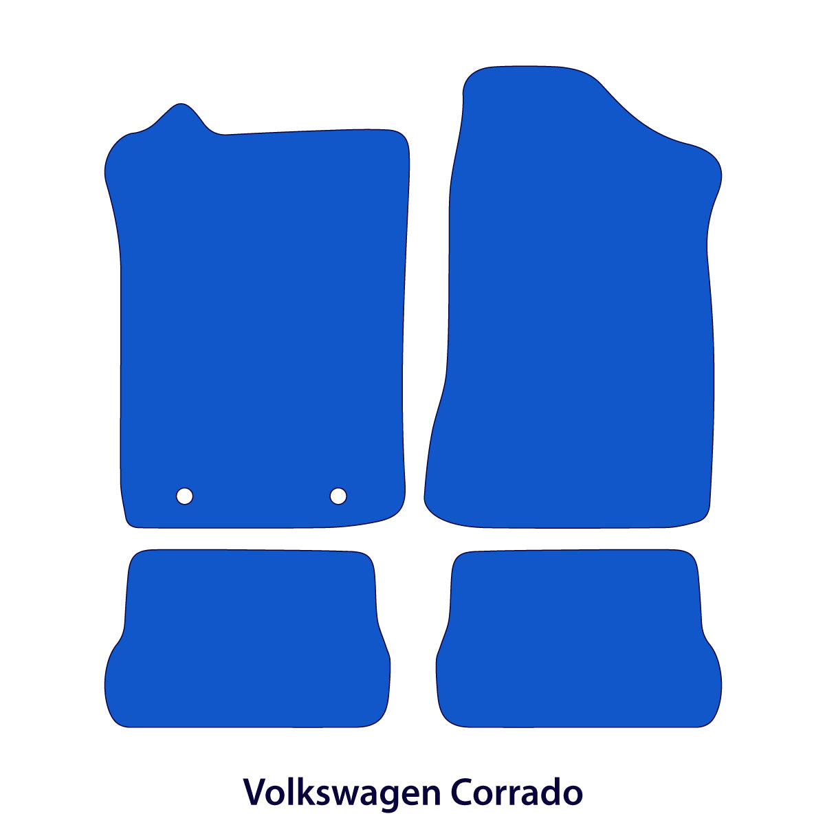 Dywaniki welurowe do Volkswagen Corrado 1988 – 1995 – Czarne Exclusive