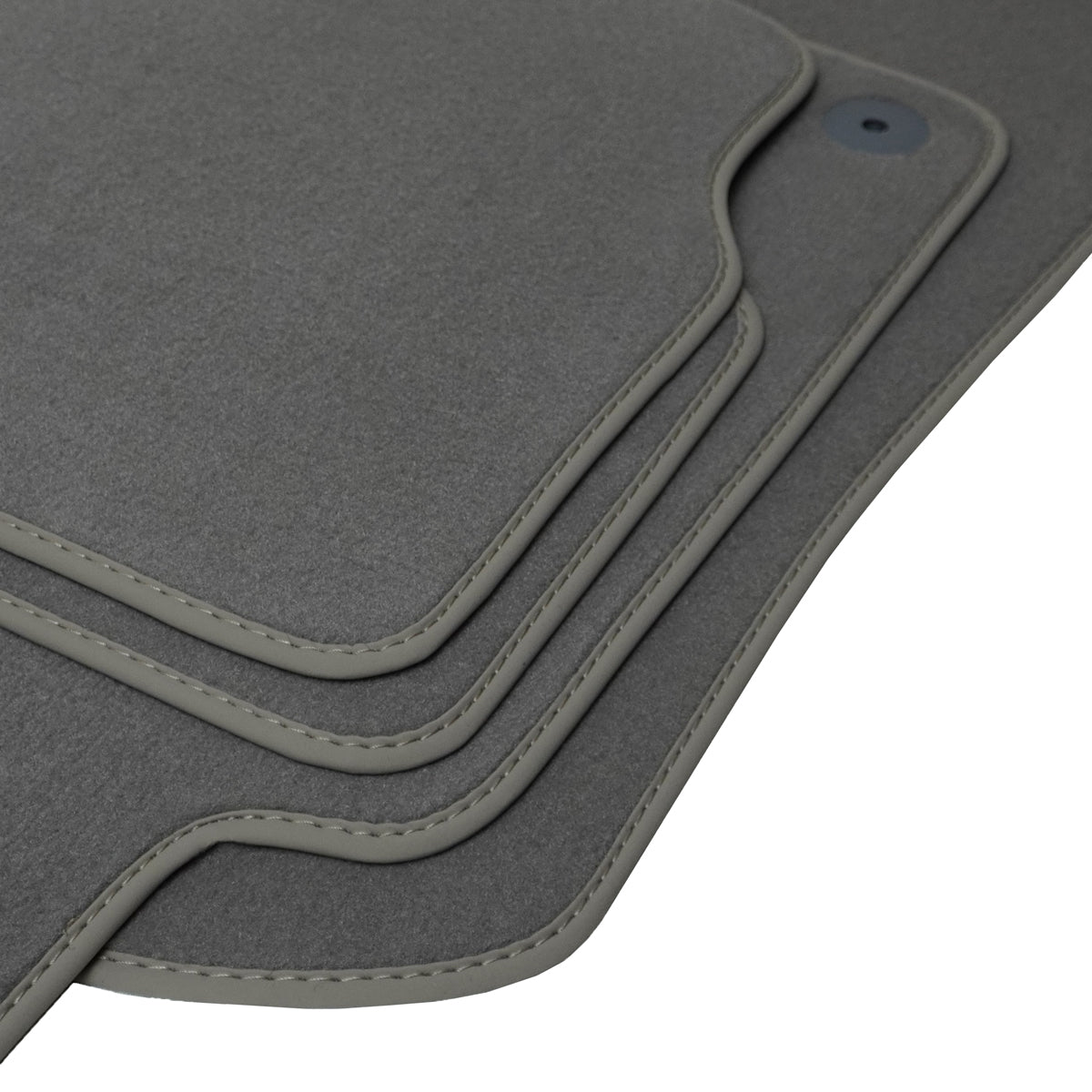 Audi A4 &amp; S4 Velour Floor Mats 2009-2016 – B8 – Light Gray