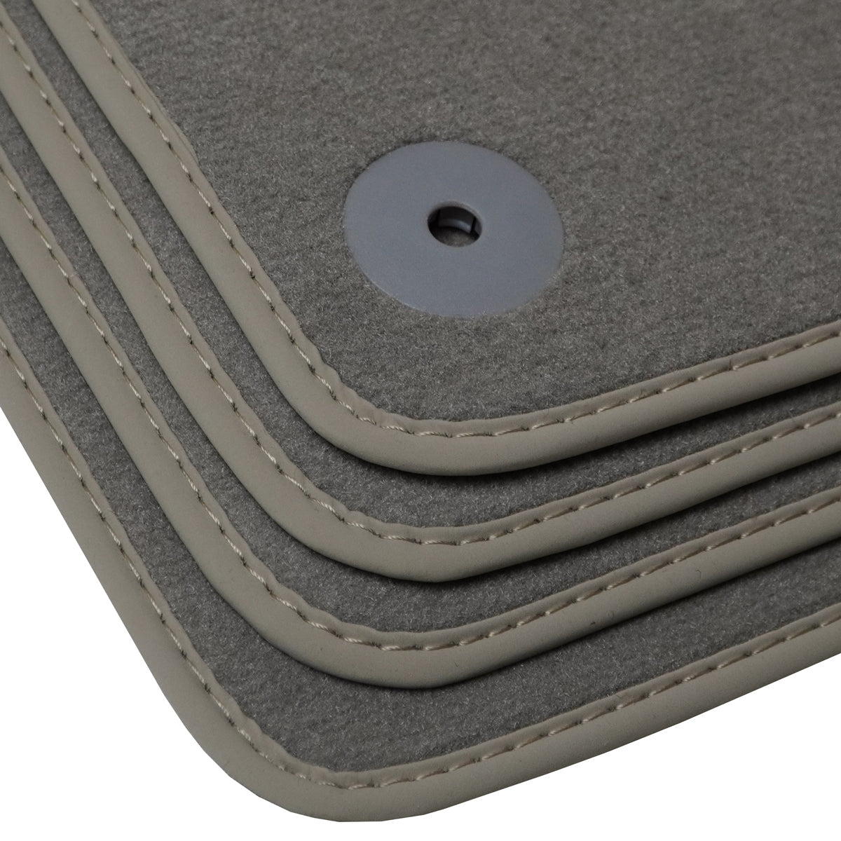 Audi A4 & S4 Velour Floor Mats 2017-2025 – B9 – Light Gray