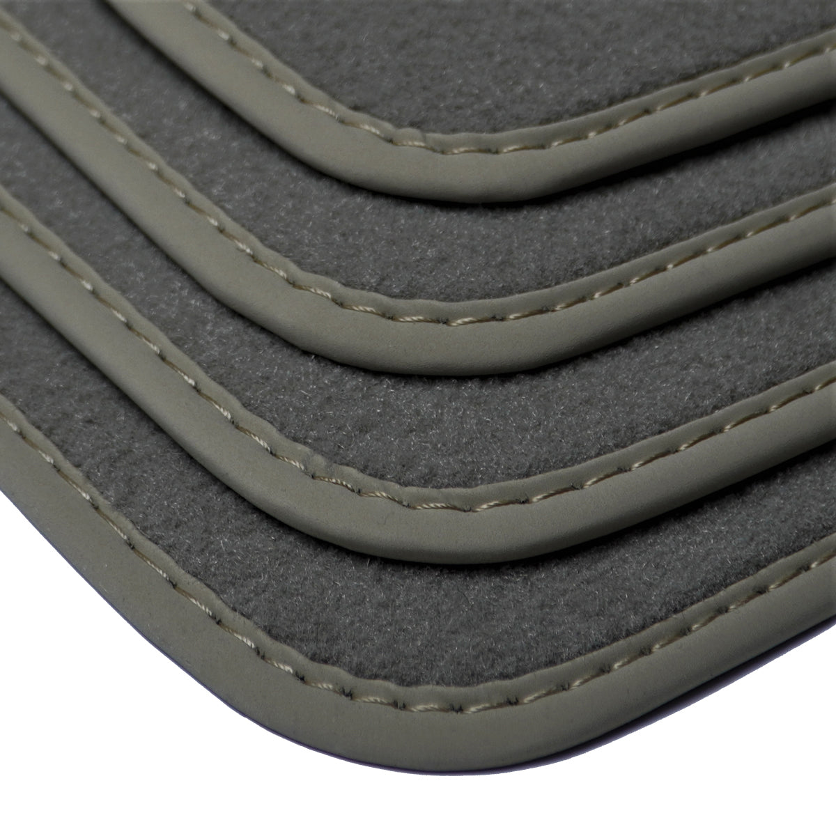 Mercedes W108 &amp; W109 Velour Floor Mats 1965-1972 – Gray
