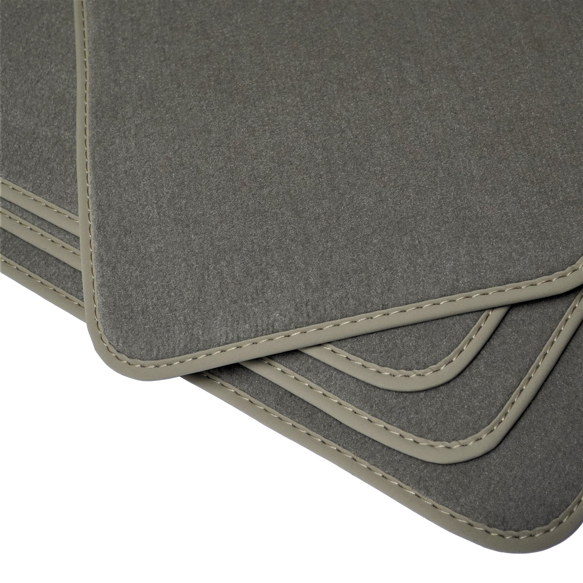 Mercedes W108 &amp; W109 Velour Floor Mats 1965-1972 – Gray
