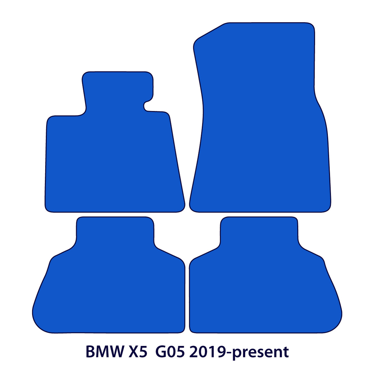 BMW X5 Velours Fußmatten 2018-2026 – G05 – Beige