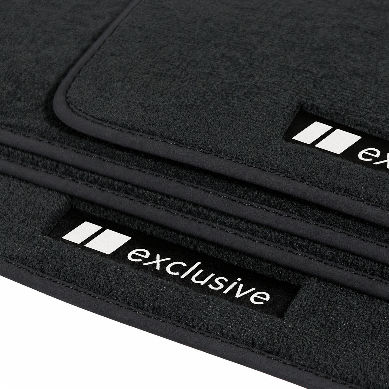 BMW X5 2007-2013 & X6 2008-2014 Velours Fußmatten – E70 & E71 – Schwarz Exklusiv