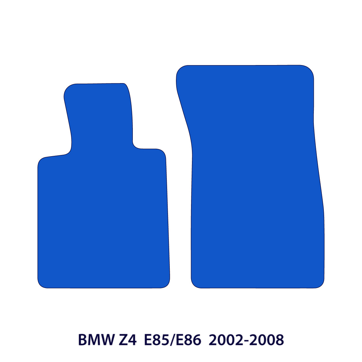 BMW Z4 Velours Fußmatten 2002-2008 – E85/E86 – Beige