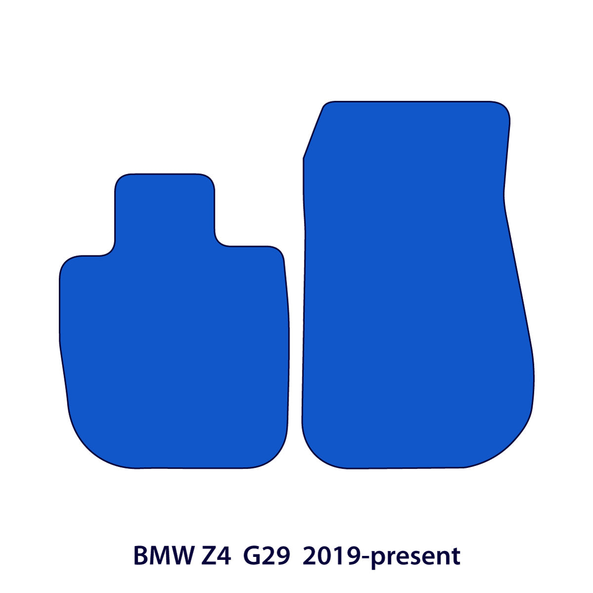 BMW Z4 Velours-Fußmatten 2018–2026 – G29 – Beige