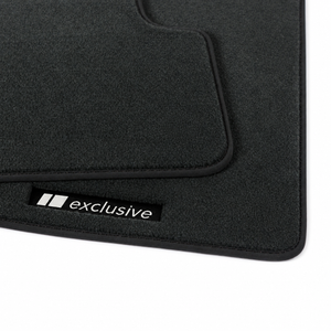 Lexus LX 570 J200 Velour Floor Mats 2008–2021 – Twist-Post Fixings – Black Exclusive – product view 8